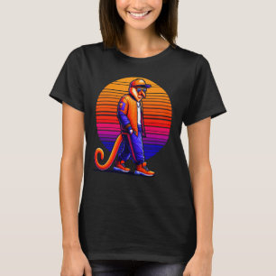Camiseta Legal Proboscia Macaco Estilo Urbano Moderno Res S