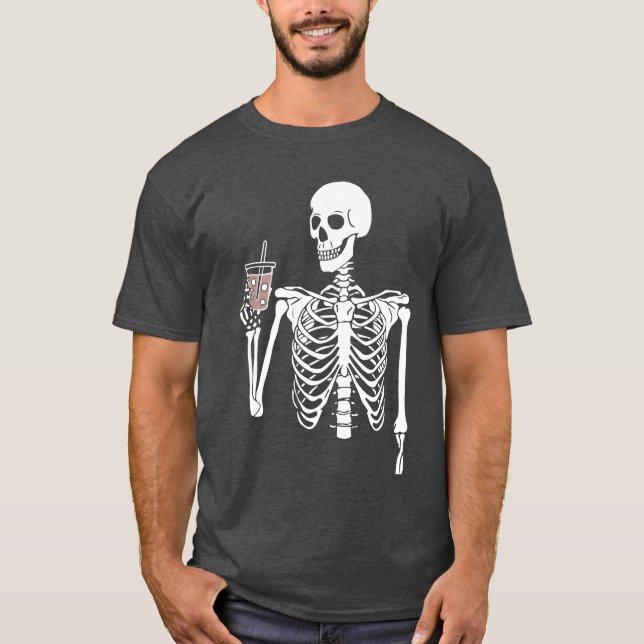Camiseta Legal quadro segurando óculos de festas em Hallowe (Frente)
