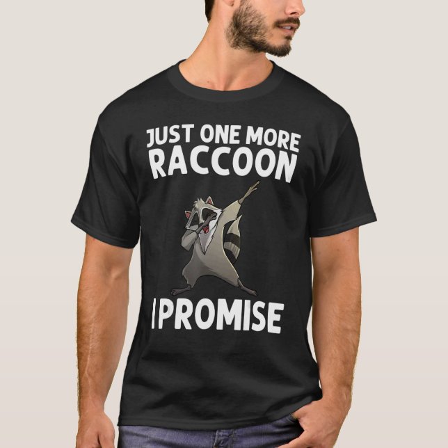 Camiseta Legal Raccoon para Homens Mulheres Trapaceando Pan (Frente)
