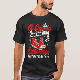 Camiseta Legal Rainha Foi Nascer Em Setembro Meninas