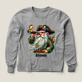 Camiseta Legal rapazes amantes piratas adicionam nome