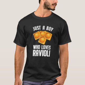 Camiseta Legal Ravioli Design para Meninos Ravioli Pasta Do