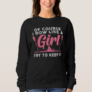 Camiseta Legal Remoção Meninas Coxswain Oar Crew R