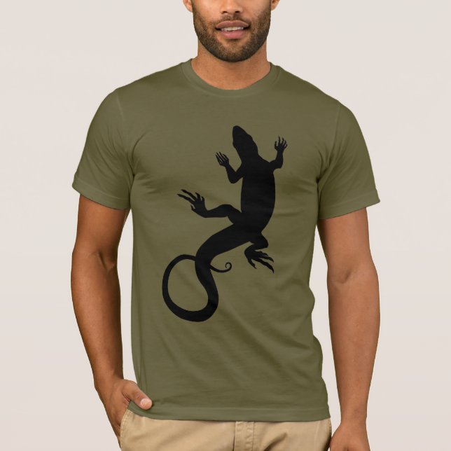 Camiseta Legal Réptil Lizard, de uso masculino (Frente)