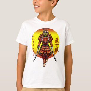 Camiseta Legal Retro Armado Samurai com 2 Katanas