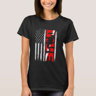 Camiseta Legal Retro EUA Flag SCUBA Merge Patriotic diver A