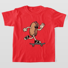 Camiseta legal retro vintage skateboard hotdog unisex