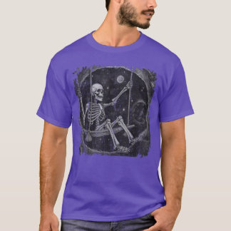 Camiseta Legal Rock No Skeleton Moon Legal Rock Emo Punk Gó