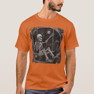 Camiseta Legal Rock No Skeleton Moon Legal Rock Emo Punk Gó