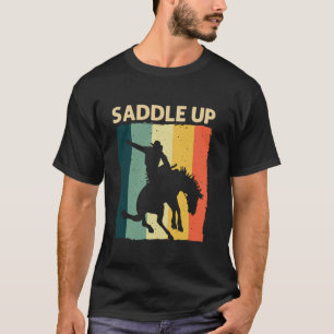 Camiseta Legal Rodeio Para Homens Ridin Cavalo Ridin