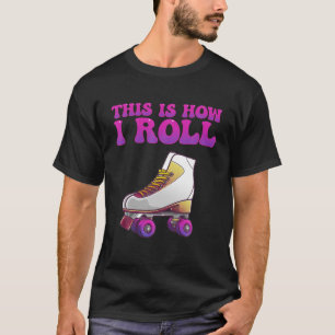 Camiseta Legal Roller Sking Para Homens Mulheres Roller Ska
