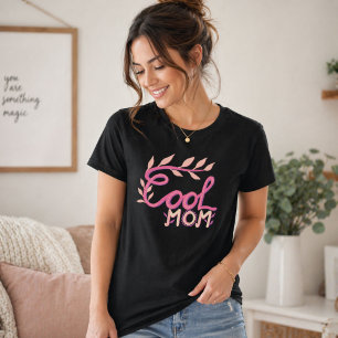 Camiseta Legal rosa Mão Mãezinha Que Inscreve o Dia da M