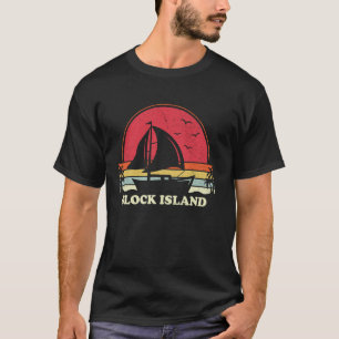 Camiseta Legal Sailboat Vintage Boat Sailor Block Island Sa