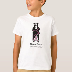 Camiseta Legal - Salve BATS - Animais ameaçados - Vida selv