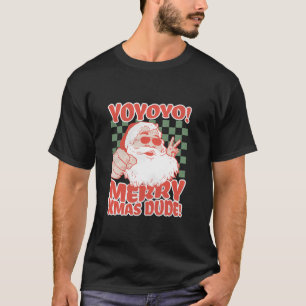 Camiseta Legal Santa Clause Hipster Duo Cristo de Trendy