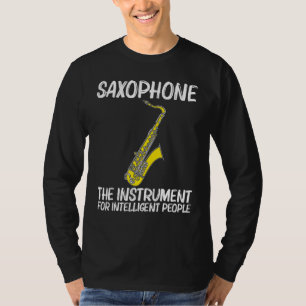 Camiseta Legal Saxofone Para Mulheres Jovens Jogadores De J
