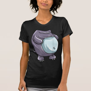 Camiseta Legal Sem Cabeça Hippo Halloween Costume Engraça