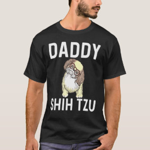 Camiseta Legal Shih Tzu Art Para Homens Padre Puppy Pet Dog