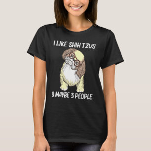 Camiseta Legal Shiu Art Para Homens Mulheres Puppy Pet Dog 