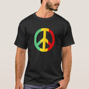 Camiseta Legal Sinal de Paz Hippie de Liberdade