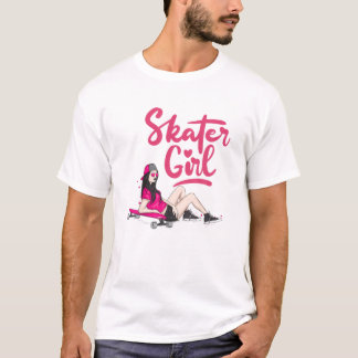 Camiseta Legal Skater Art Women Girls Skateboard Skateboa