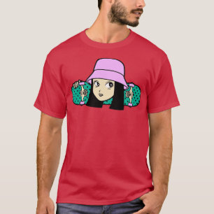 Camiseta Legal Skater Girl com Balde Hat