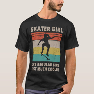 Camiseta Legal Skater Girl retro Skateboard Skate