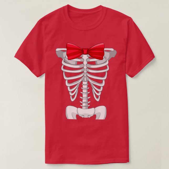 Camiseta Legal Skeleton Rib Cage XRay Halloween (Frente do Design)