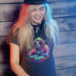 Camiseta Legal Sloth DJ Neon<br><div class="desc">Este design pode ser personalizado escolhendo a opção Editar Design. Você também pode transferir para outros itens. Entre em contato comigo em colorflowcreations@gmail.com ou use a opção de bate-papo no topo da página se você quiser ter este design em outro produto ou precisar de assistência com este design. Veja mais...</div>