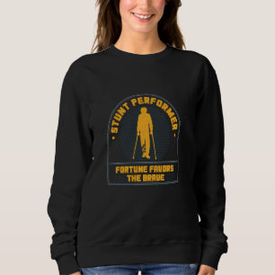 Camiseta Legal Stunt Performer Fortune Favorece O Corajoso