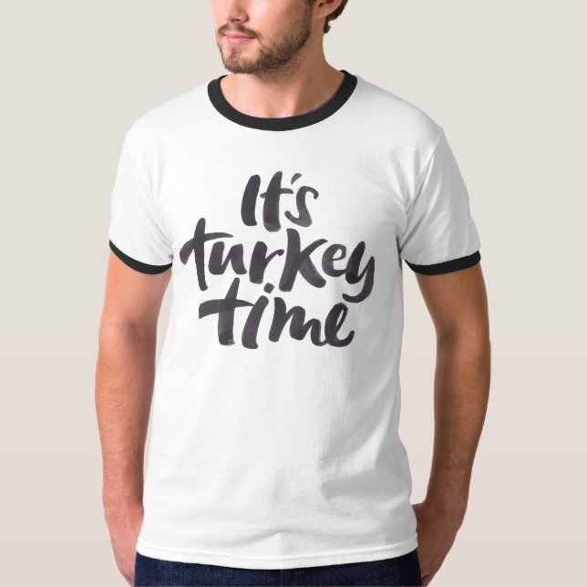 Camiseta Legal Sua Carta de Ação de Graças na Turquia (Frente)