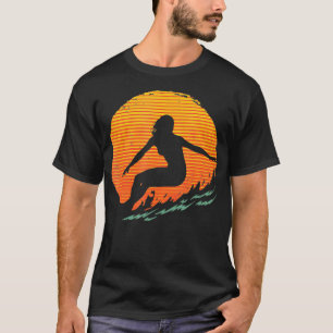 Camiseta Legal Surfer Para Homens Ret De Surfe De Praia Sun