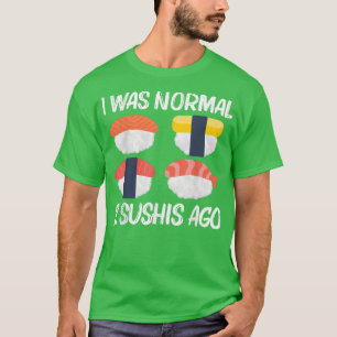 Camiseta Legal Sushi Para Homens Mulheres Japonesas Sashimi