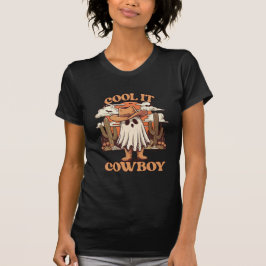 Camiseta Legal Ti Cowboy Ghost Halloween Ocidental