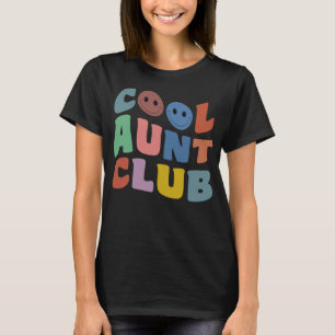 Camiseta Legal Tia Clube Engraçado Sorria Colorida Legal Ti