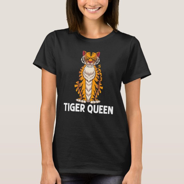 Camiseta Legal Tigre Para Mulheres Mãe Tigre-Africana Benga (Frente)