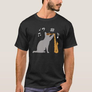 Camiseta Legal toca saxofone