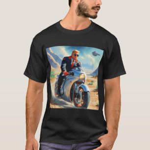 Camiseta legal Trump Motorcycle Alienígena Planet Spaceship