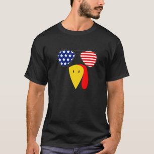 Camiseta Legal Turquia enfrenta bandeira americana Óculos d