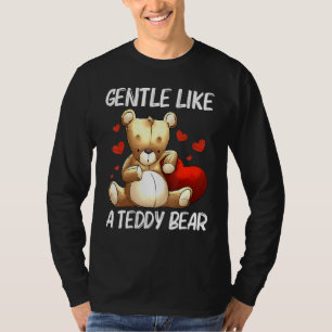 Camiseta Legal Urso De Teddy Para Homens Jogam Brinquedo En