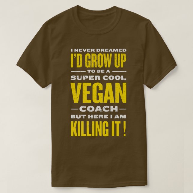 Camiseta Legal Vegan Coach Funny Plant Based Diet Humor Veg (Frente do Design)