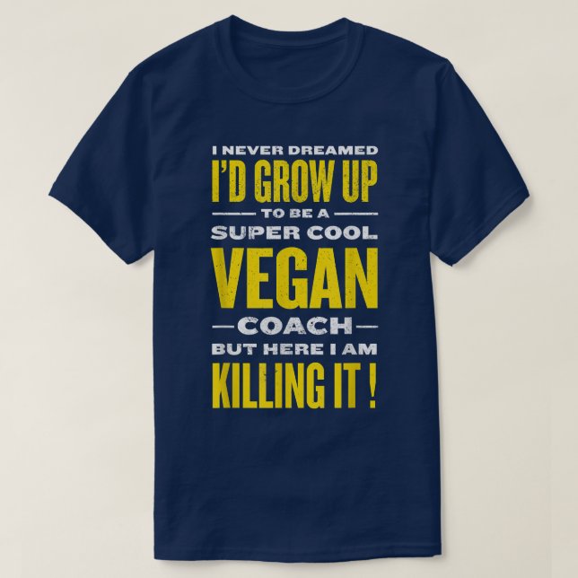 Camiseta Legal Vegan Coach Funny Plant Based Diet Humor Veg (Frente do Design)