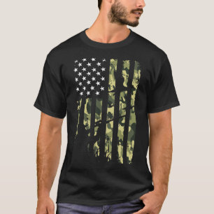 Camiseta Legal Vintage americana Flag Duck Hun