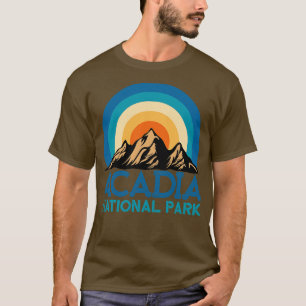 Camiseta Legal Vintage Retro Acadia National Park Mountain 