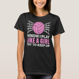 Camiseta Legal Voleibol Para Mulheres Meninas Setter Libe