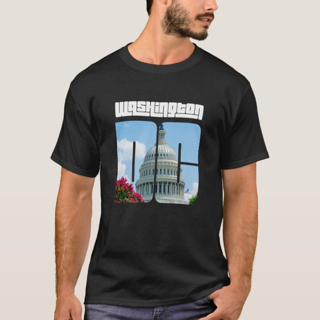 Camiseta Legal Washington D C com Capitólio dos EUA (Frente)
