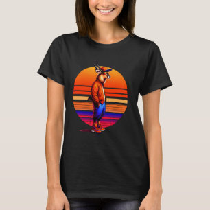 Camiseta Legal Waterbuck Moderno Estilo Urbano Sunset Retro