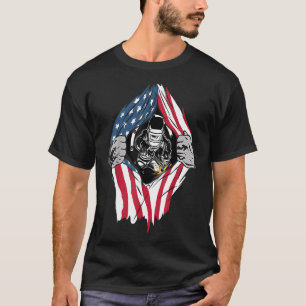Camiseta Legal Welder Usa Patriótica American Flag Welder G
