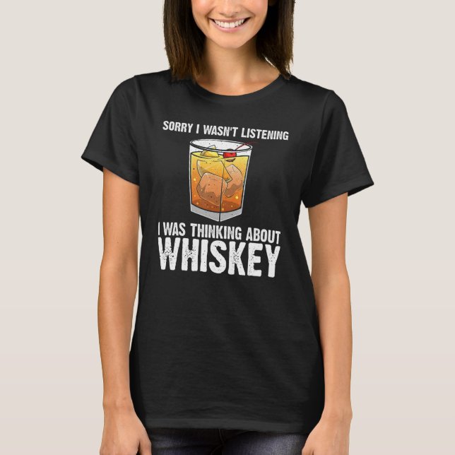 Camiseta Legal Whiskey Para Homens Malt Whisky Álcool Bou (Frente)