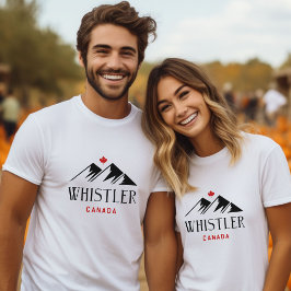 Camiseta Legal Whistler Canada Mountain Maple Leaf